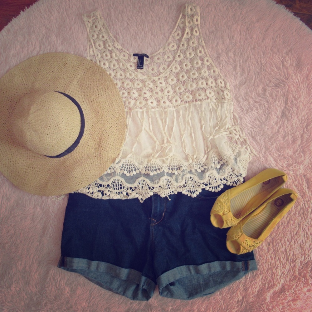 festival style crochet top